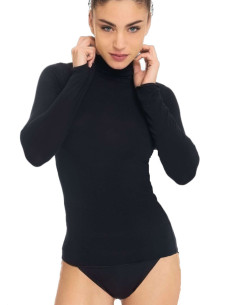 Maglia sottogiacca dolcevita in cashmere Pura P0714M