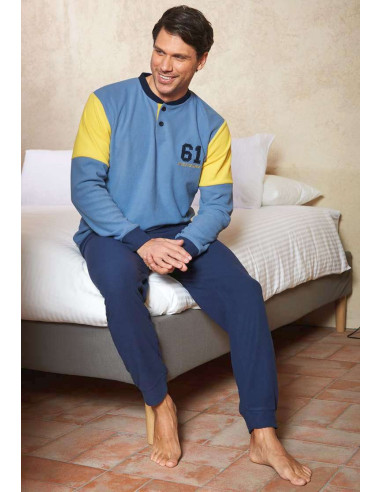 Men's light pile pajamas Navigare 141543