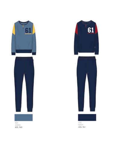 Men's light pile pajamas Navigare 141543 Men's light pile pajamas Navigare 141543