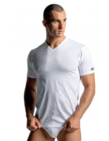Men's calibrated cotton V neck t-shirt Navigare 512X