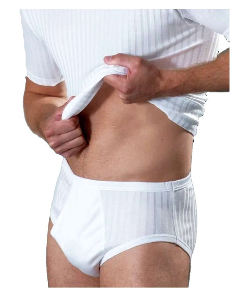 Slip uomo con apertura in Filo di Scozia Gicipi 281 Alto Slip uomo con apertura in Filo di Scozia Gicipi 281 Alto