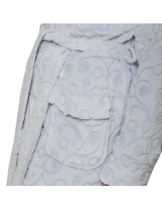 Vestaglia donna con cinta in caldo pile coral Pigiamiamoci 2613 2