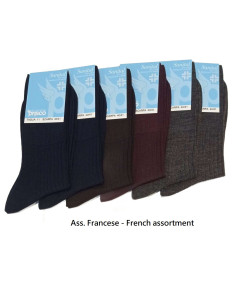 Group of 6 men's short sanitary wool socks Prisco Sanital Corto Wool 2