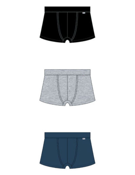 Group of 3 men's stretch cotton boxer Fila FU5262 Group of 3 men's stretch cotton boxer Fila FU5262