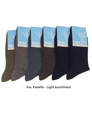 Group of 6 men's long sanitary wool socks Prisco Sanital Lungo Wool