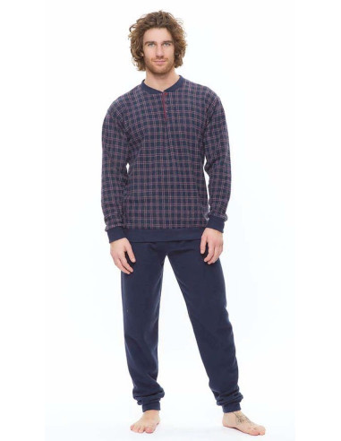 Men's warm plush cotton jersey pajamas Gary S60080