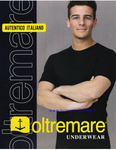 Maglia uomo girocollo cotone felpato Oltremare 723 2