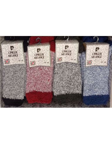 Women's warm melange chenille short socks Pierre Cardin PC