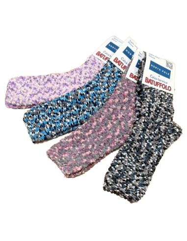 Women's warm chenille short socks North Pole Batuffolo
