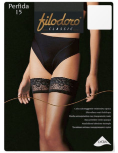 Hold-up with lace Filodoro Classic Perfida 15