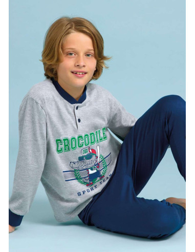 Boy's cotton jersey pajamas Il Granchietto GP4096