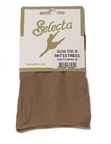 Women's anti-stress microfiber short socks Selecta Micro 50