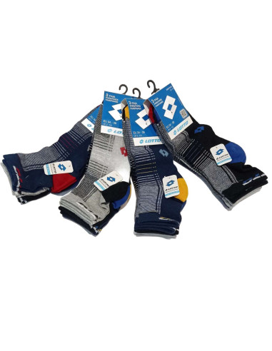 Group 3 pairs short socks for boy Lotto Crew