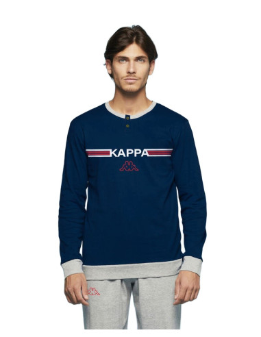 Men's roun neck cotton jersey pajamas Kappa KMS24010