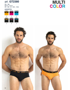 Gruppo 6 slip in cotone elasticizzato Armata di Mare GT2380 Multicolor 2