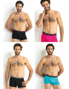 Gruppo 6 boxer in cotone elasticizzato Armata di Mare GT2379 Multicolor