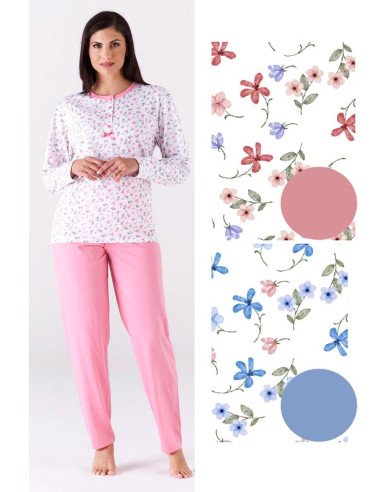 Women's seraphine cotton jersey pajamas Karelpiu' KC6012