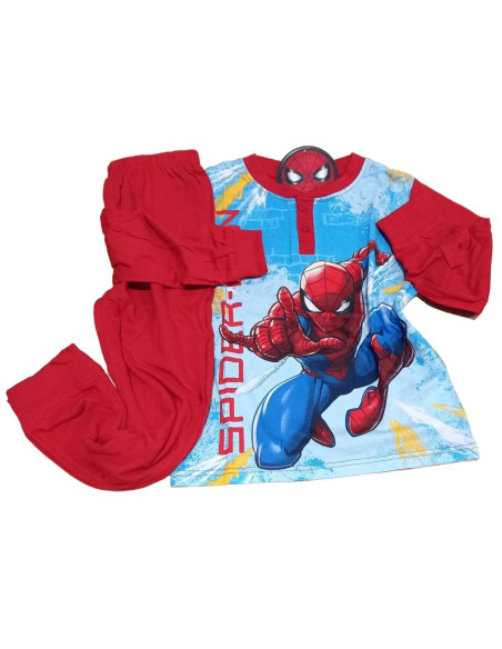 Boy's cotton jersey pajamas Marvel Spiderman 1077 Boy's cotton jersey pajamas Marvel Spiderman 1077