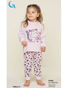 Pigiama da neonata in jersey di cotone Gary U10004 2
