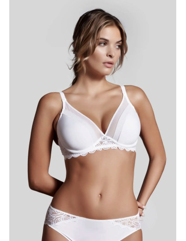 Microfiber and lace padded underwired balcony bra Lepel Belseno Soiree 485 Microfiber and lace padded underwired balcony bra Lepel Belseno Soiree 485