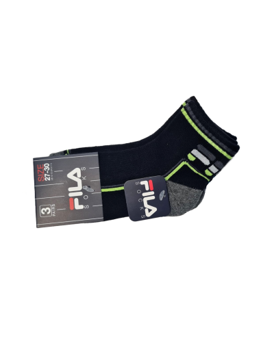 CHILDREN'S SPRING QUARTER SOCKS FILA F8194 - 3 PAIRS