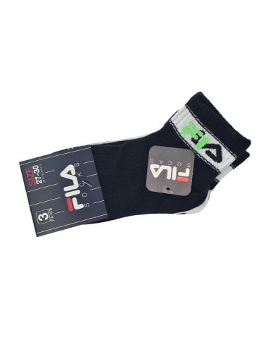 CALZA BAMBINO PRIMAVERILE QUARTER SOCKS FILA F8195 - FILA