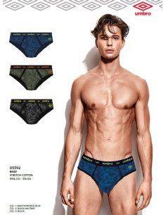 Group 6 men stretch cotton briefs Umbro 5392S