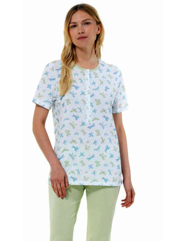 Women's cotton jersey short pajamas...
