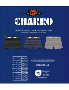 Gruppo 3 boxer uomo in cotone elasticizzato El Charro Olimpo 4 2