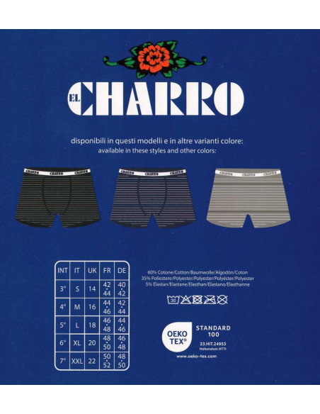 Group of 3 stretch cotton boxer El Charro Olimpo 4 Group of 3 stretch cotton boxer El Charro Olimpo 4