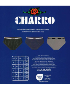 Gruppo 3 slip uomo in cotone elasticizzato El Charro Olimpo 5S 2
