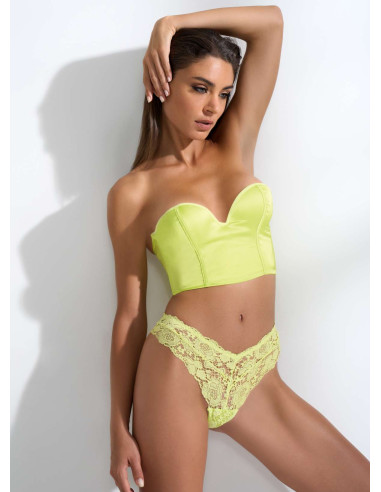 Completo donna con bustier imbottito e brasiliana Pura P0791