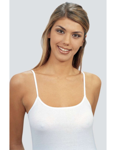 Women's cotton jersey thin straps camisole Leable 1403
