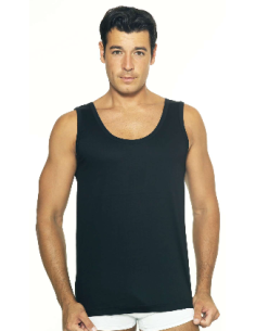 Group 3 wide shoulder mercerized cotton vest Leable 1531