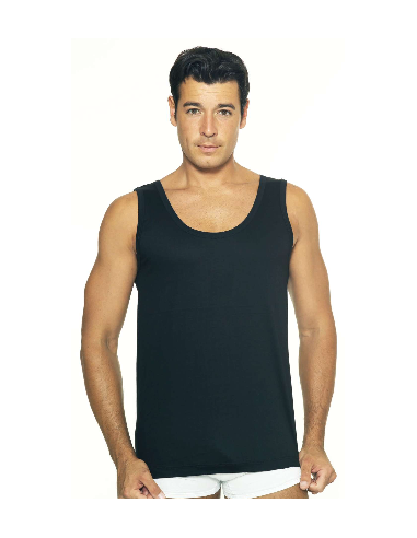 Group 3 wide shoulder mercerized cotton vest Leable 1531