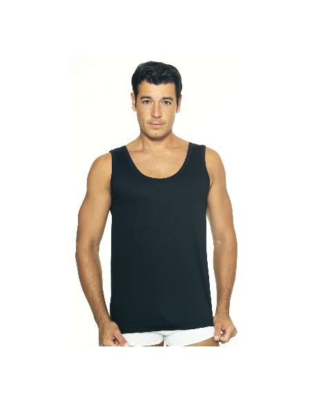 Gruppo di 3 canottiere uomo spalla larga in cotone mercerizzato Leable 1531 Gruppo di 3 canottiere uomo spalla larga in cotone mercerizzato Leable 1531