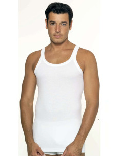 Canottiera uomo in jersey di cotone spalla stretta Leable 1476