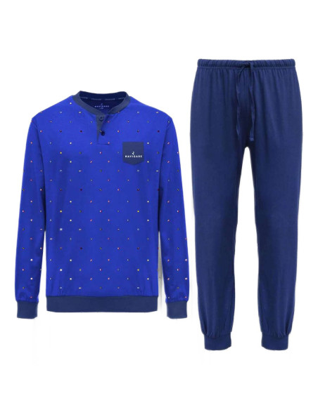 Men's long sleeves cotton jersey pajamas Navigare 141629 Men's long sleeves cotton jersey pajamas Navigare 141629