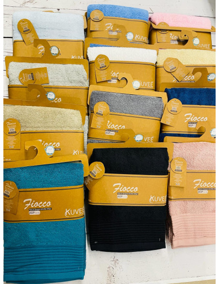 KUVEE' HOME TERRY BATH TOWEL FIOCCO