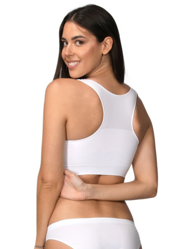 Reggiseno sportivo modellante in microfibra Intimidea 110590