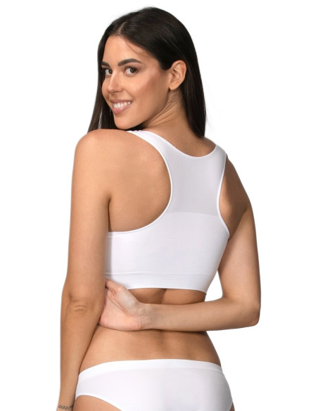 Reggiseno sportivo modellante in microfibra Intimidea 110590