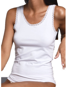 Canottiera donna spalla larga in cotone modal Esse Speroni 1705 2