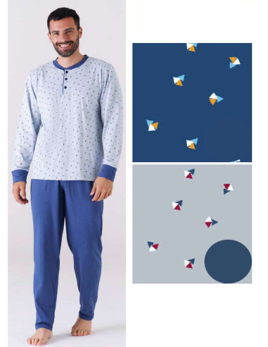 Men's seraph cotton jersey pajamas Karelpiu' KC6206
