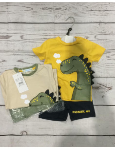 Boyzone 39130 short newborn t-shirt + shorts set 2