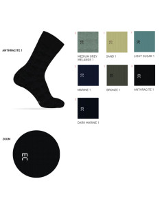 Men's elastic cotton short socks Coveri SandLine 2