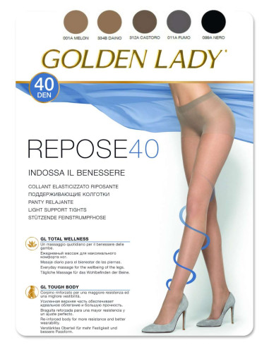 Women's relaxing tights 40 den Golden Lady Repose 40