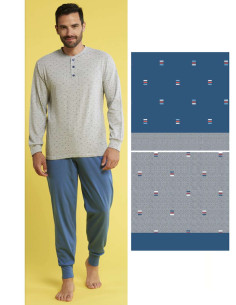 Men's seraph cotton jersey pajamas Karelpiu' KC4180