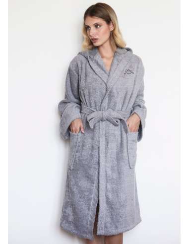 ACCAPPATOIO ADULTO UNISEX IN SPUGNA CON CAPPUCCIO 48124 KAPPA
