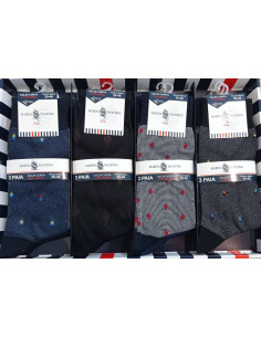 Group of 3 elastic cotton men short socks Marina Yachting MF312