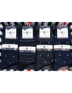 Group of 3 elastic cotton men short socks Marina Yachting MF306
